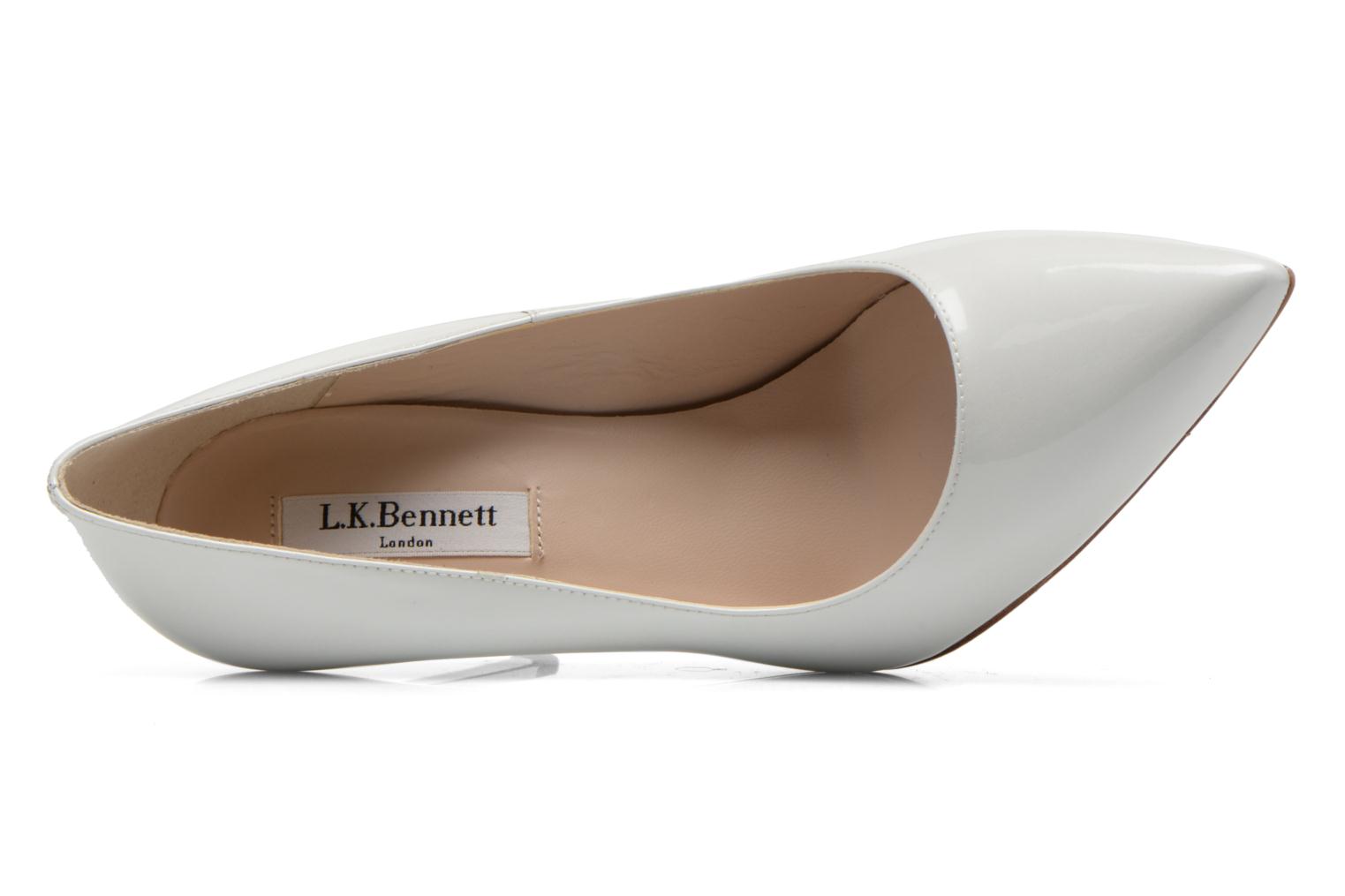 L.K. Bennett Fern (White) - High heels chez Sarenza (244300)